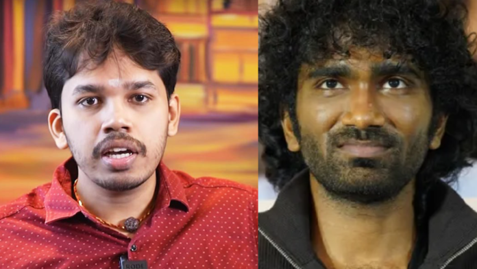 LIK பட விழாவில் பேசிய பிரதீப் ரங்கநாதன், அருகில் அமர்ந்திருக்கும் நயன்தாரா.