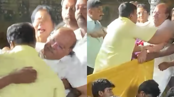 சேலத்தில் பிரசார மேடையில் மயங்கி விழுந்த பாமக நிறுவனர் ராமதாஸ்