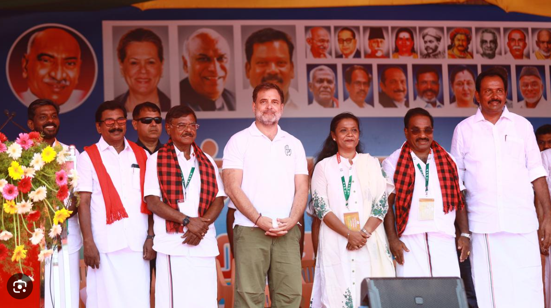 ராகுல் காந்தியின் பேச்சை தவறாக மொழிபெயர்த்த செல்வப்பெருந்தகை