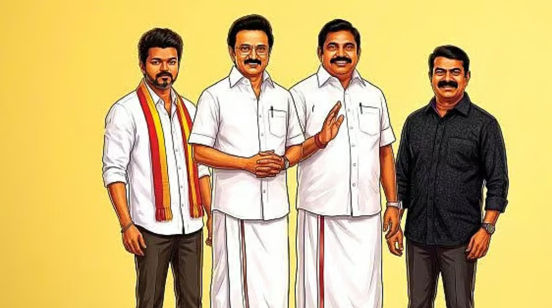தமிழக தேர்தல் பாதுகாப்புப் பணியில் துணை ராணுவப் படையினர்.