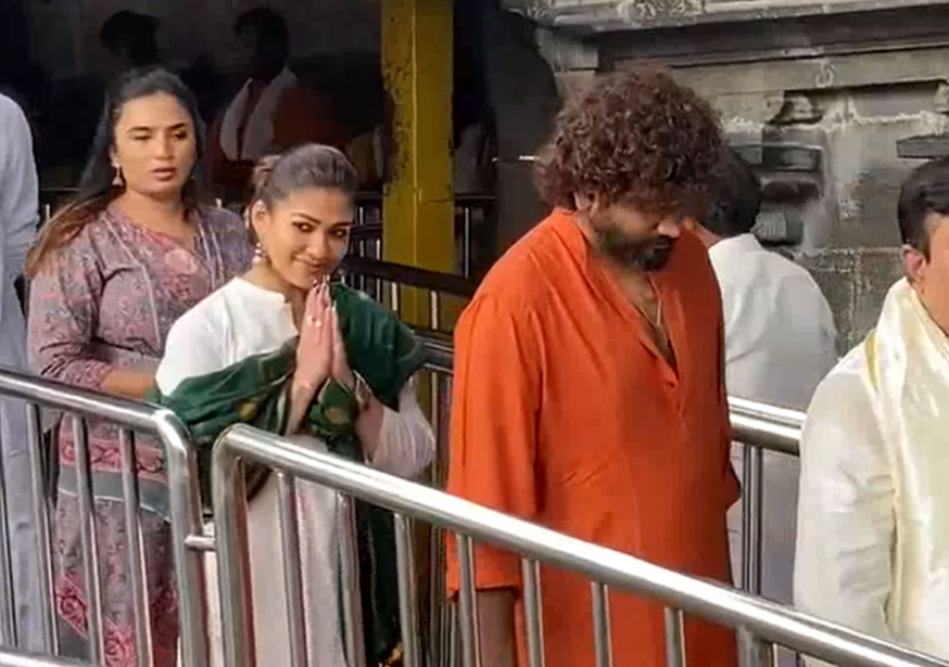 நயன்தாரா விக்னேஷ் சிவன் திருப்பதி தரிசனம்