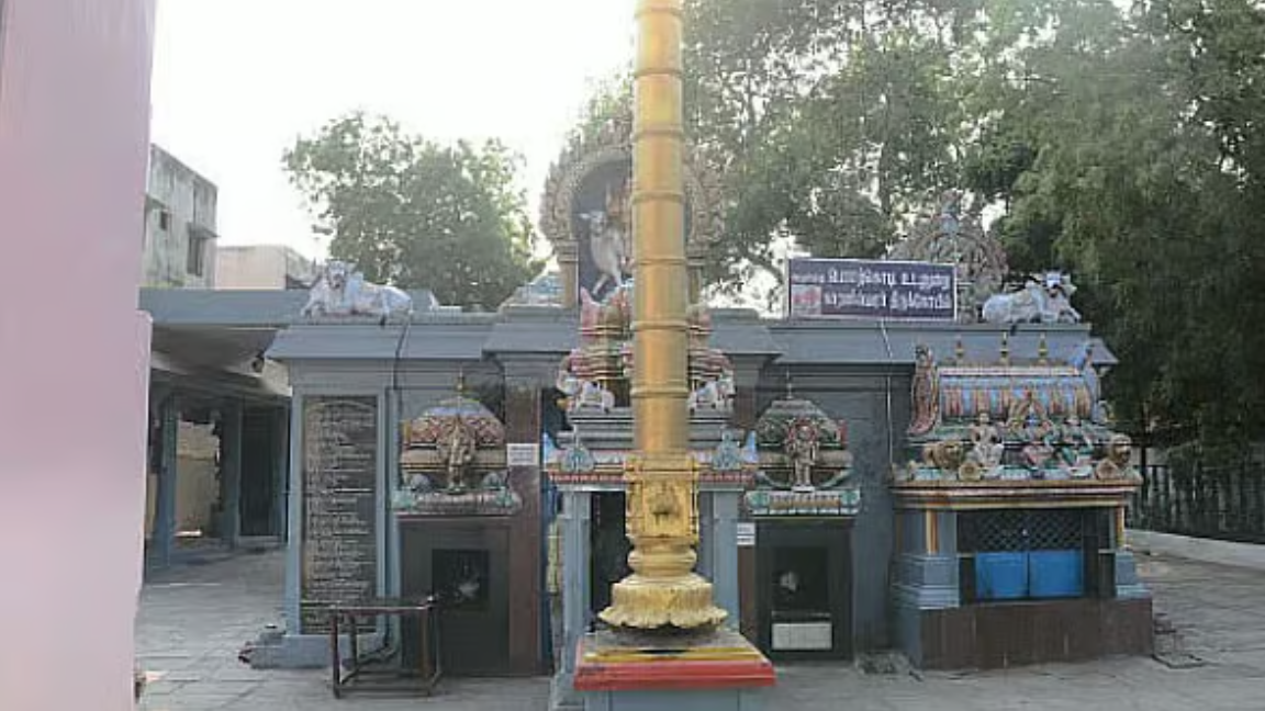 மயிலாப்பூர் சப்த ஸ்தான தலங்கள் வரைபடம்.