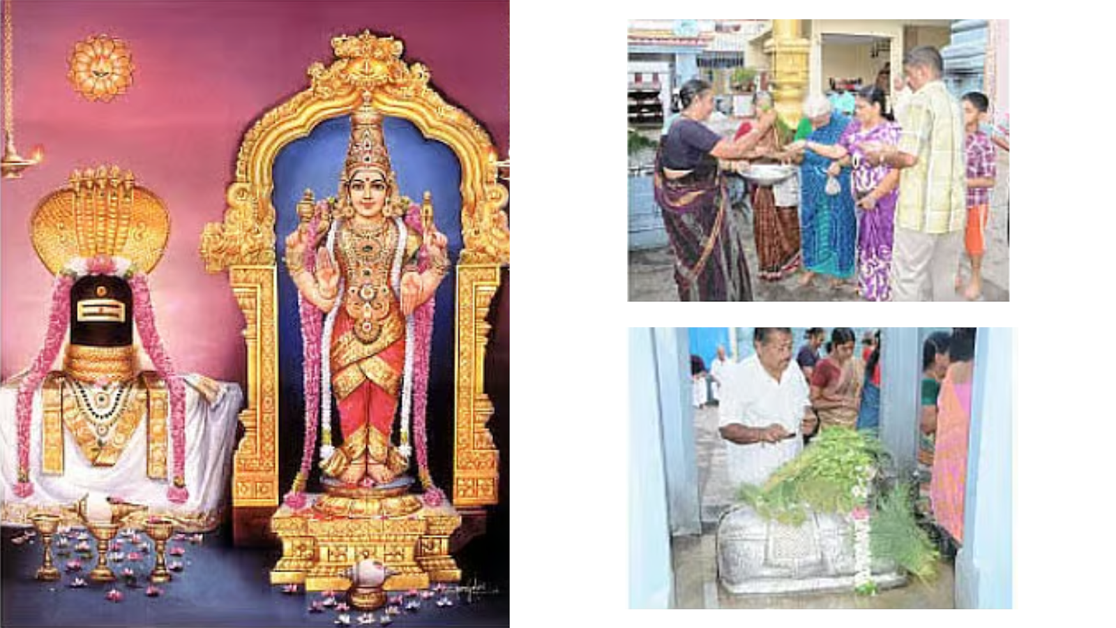 பொற்கொடி அம்பிகை சந்நிதியில் வழிபடும் பெண்கள்.