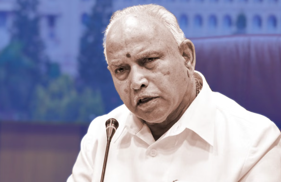 கர்நாடக முன்னாள் முதல்வர் எடியூரப்பா.