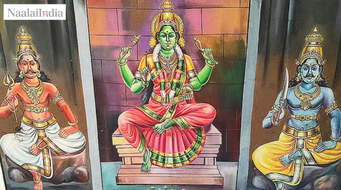முனுகப்பட்டு பச்சையம்மன் கோயில் மூலவர் சன்னிதி, திருவண்ணாமலை